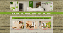 Desktop Screenshot of physiotherapie-christoph-knopp.de